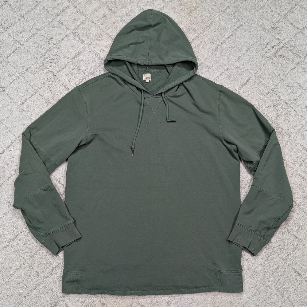 Swet Tailor Hoodie Mens XL Green Lightweight Swet Cotton Stretch Athleisure